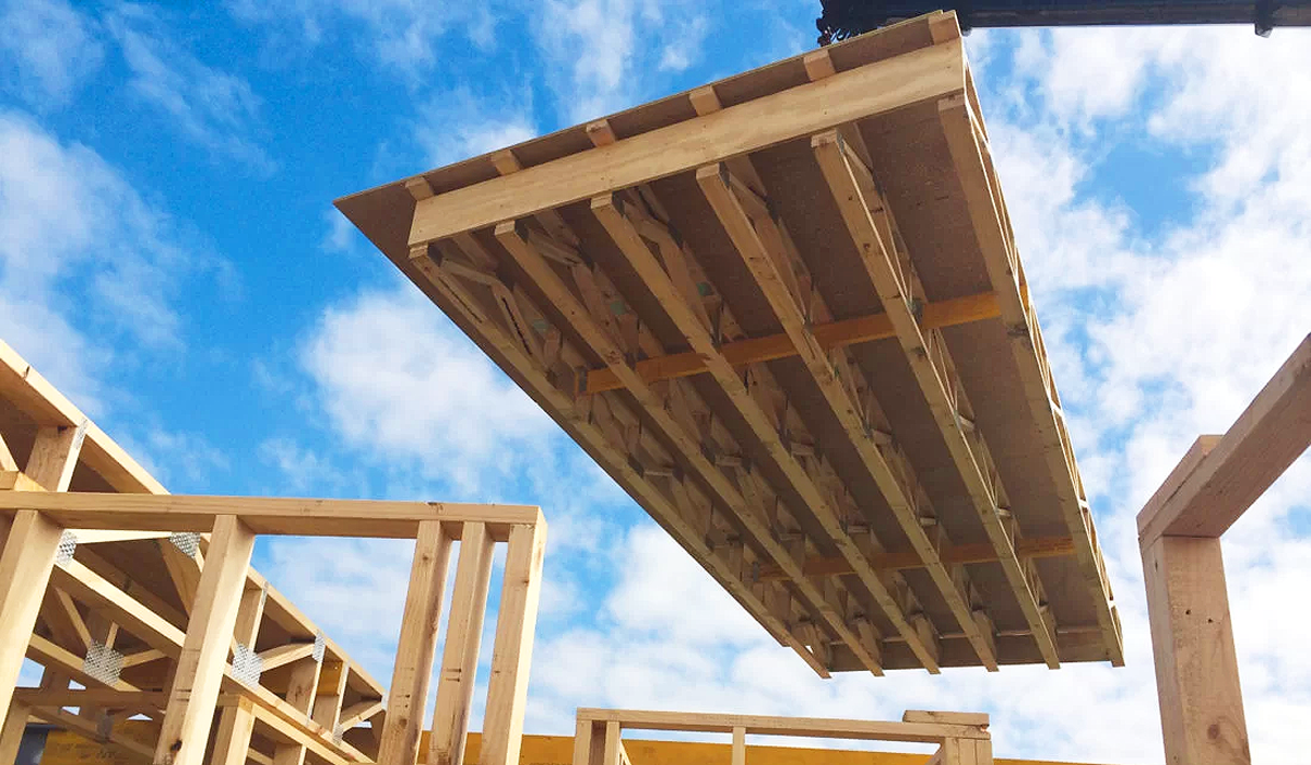 Open-web floor trusses for structural floor systems